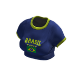 Y2K Brazil Jersey Top 