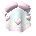 Frilly Princess Heart Dress in Pastel Pink