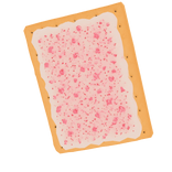 Froasted pink sprinklers poptart