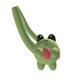 Frog coin purse with strawberry