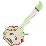 ♡ Front Cute Retro Harajuku Red Apple Guitar 🍏