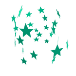 [Front] Turquoise Star Explosion