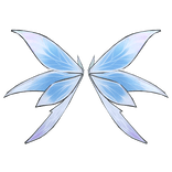 [⌛] Frost Blue Fairy Wings
