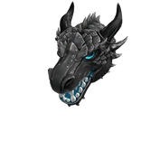 FrostFire Dragon helmet (LIMITED)