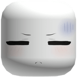 frustrated anime mask face