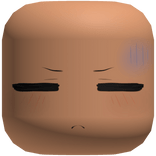 frustrated anime mask face