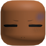 frustrated anime mask face