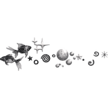 Frutiger Aero Grey Fish Bubbles Face Aura Blush