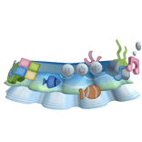 frutiger aero metro city gyaru y2k blue aqua skirt