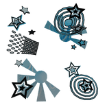 Frutiger Metro Y2k 2000s Blue Aura