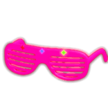 Fucsia Neon Glasses