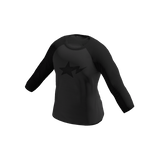 Full Black Raglan Tee