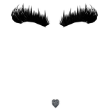 Full volume wispy sshf lashes /w tongue piercing