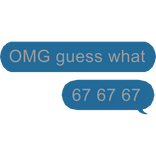 Funny 67 Meme Text Message