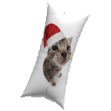 Funny Cat Santa Pillow