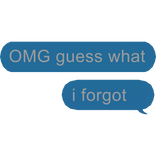 Funny Forgetful Text Message