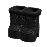 Fur Boots Black