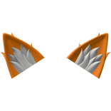 Fur Cat Ears Orange