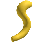 Fur Cat Tail in Yellow