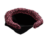 Fur Lined Winter Hood V3 (Down) Hot Pink