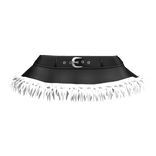 Fur Trimmed Black Christmas Skirt [1.0 Girl]