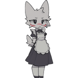 Furry Maid Cutout