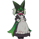 Furry Meowscarada Cute Maid Companion