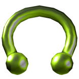 Furry Nose Piercing [ Green / Lime ]