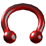 Furry Nose Piercing [ Red ]