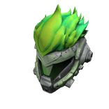  Futuristic Green Helmet V2 Accessory