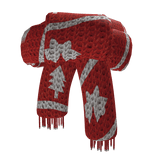 Fuzzy Christmas Scarf