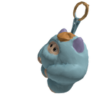 Fuzzy Monster Keychain