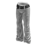 Y2k Jeans with Belt - White