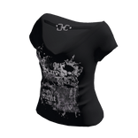 Emo Grunge Y2k Shirt Black