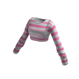 y2k grunge top (pink)