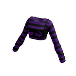 y2k grunge top (purple)