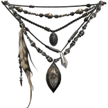 Gaian Esoteric Charm Skein Feather Necklaces 1.0