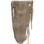 Gaian Sorcerer Distressed Beige Rune Cape
