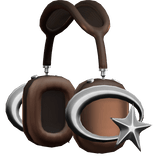 Galaxy Constellation Headphones (Brown)