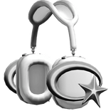 Galaxy Constellation Headphones (White)