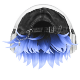 Galaxy Messy Hair w/ Headphones & Y2K Hat