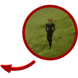Garou Sliding OPM Meme Red Pointing Circle 