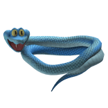 Gary De'Snake (Waist) 🐍 Zootopia 2 Blue Viper