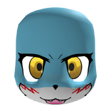 Gazing Surprised Blue Kemono Face
