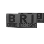 G/B France Police BRI Vest Patches (6094)
