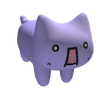 Geko Neko Purple Cat