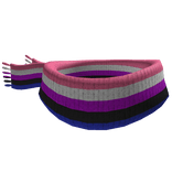 Genderfluid Pride Scarf