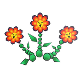 Geometric Weirdcore Flower Symbiotes