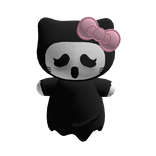 ♡ ghost kawaii kitty plushie (holdable)