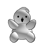Ghost Plushie Shoulder Pal (Right)